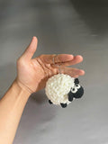 Crochet Sheep Bag Charm - Minimal Cute | Soft Aesthetic | Calm Vibe